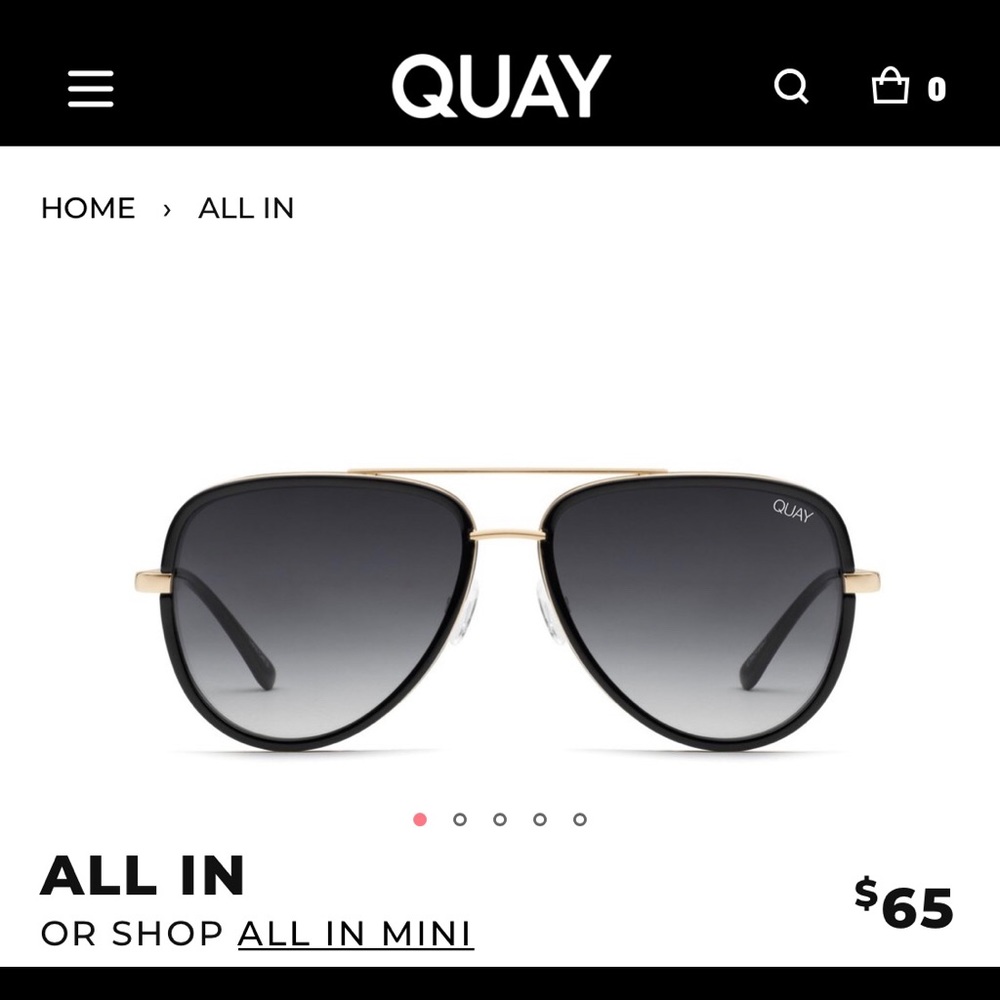 QUAY ALL IN SUNGLASSES